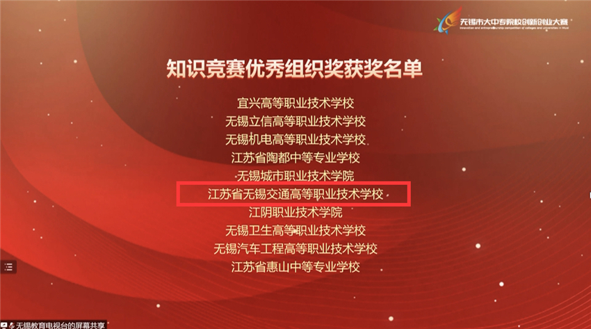 我校師生在＂創(chuàng)響無錫＂2021年無錫市大中專院校創(chuàng)新創(chuàng)業(yè)大賽中喜獲佳績